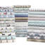 Drap-housse pour très grand lit 4 pièces à motif à carreaux gris à motif de chevrons 100% flanelle de coton Doux sommeil avec draps-housses plats et 2 taies d'oreiller Lavable à la machine pour plus de confort