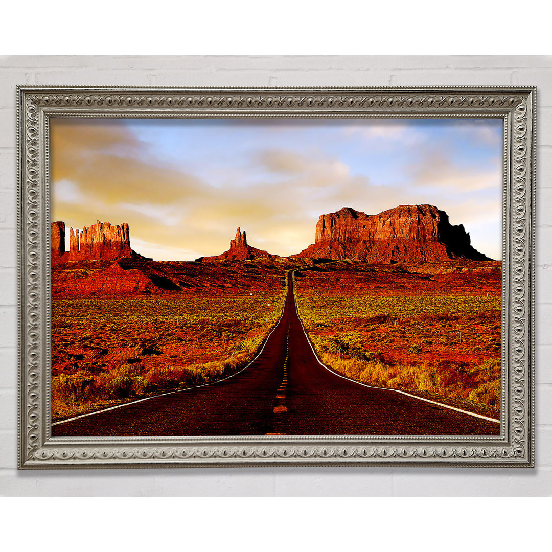 Der Weg zum Monument Valley - Drucken