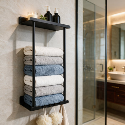 30 cm L Wall Mounted Towel Rack