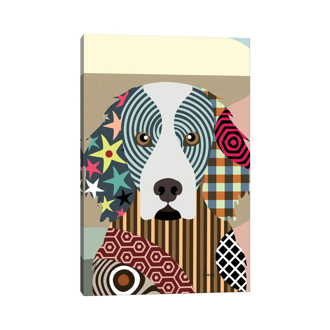 Gordon Setter by Lanre Studio - Wrapped Canvas Print