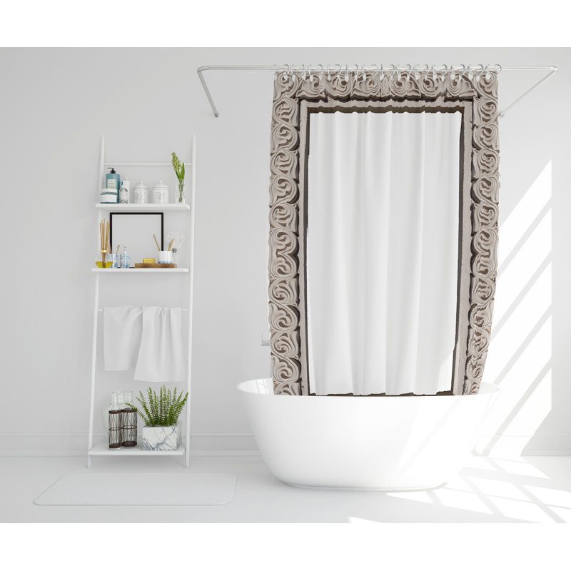 Fortson Polyester Shower Curtain Set, 168cm H x 168cm W