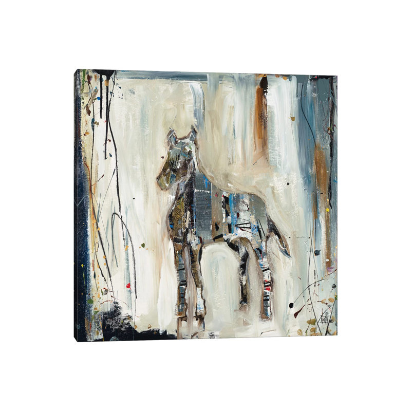 Imprint Horse by Kelsey Hochstatter - Wrapped Canvas Gallery-Wrapped Canvas Giclée, 45.72 cm H x 45.72 cm W