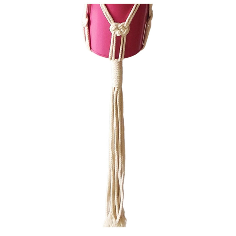 Cintre à 2 niveaux Macrame, H 63 po x l 8 po x P 8 po