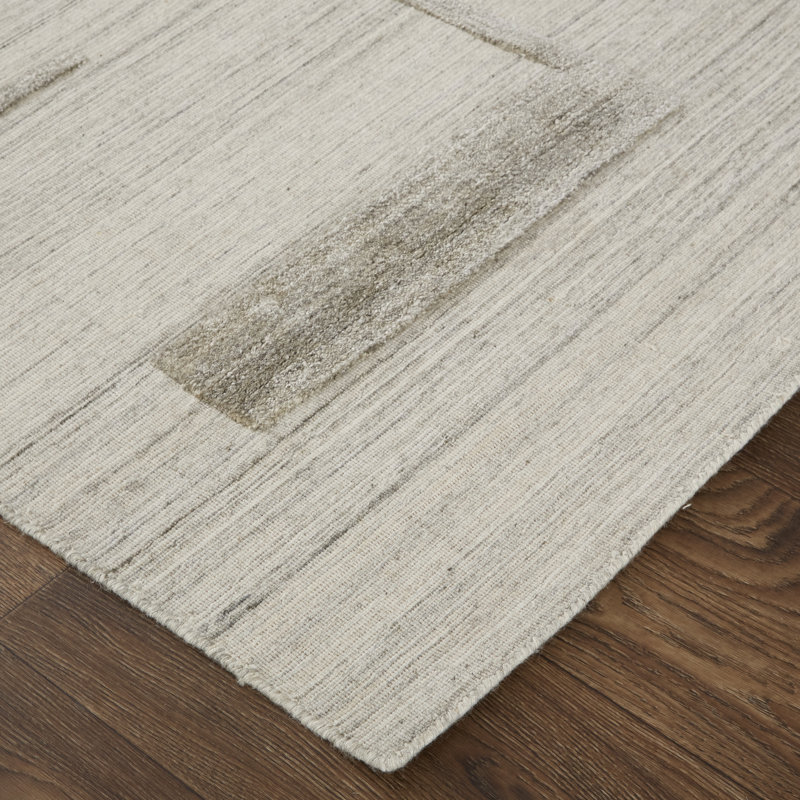 Thom Filicia Geometric Area Rug in Ivory, Rectangle 5' x 8'