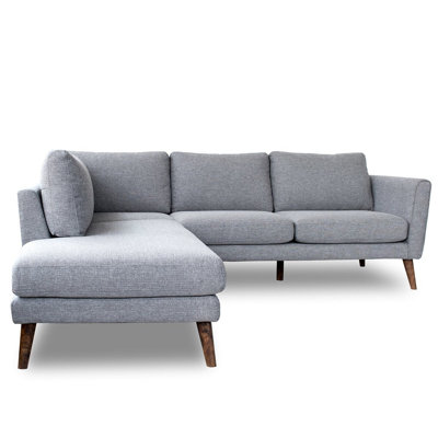 Canapé modulaire en tissu gris Benson