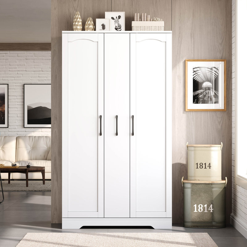 150cm Kitchen Pantry, White
