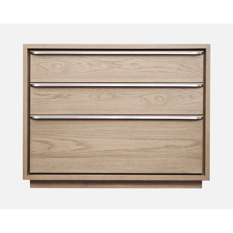 Kaighla 42'' W Solid Wood Nightstand