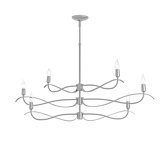 Willow 6 - Light Candle Style Classic Chandelier