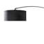 81 po. H 81 po. Lampe noire sur pied avec corps ajustable (1pc / Ctn) (3.03 / 24.96)