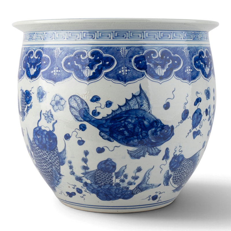 Round Ceramic Planter