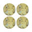 Palm Springs Vegan Leather Round Pebble Placemat-1527607563