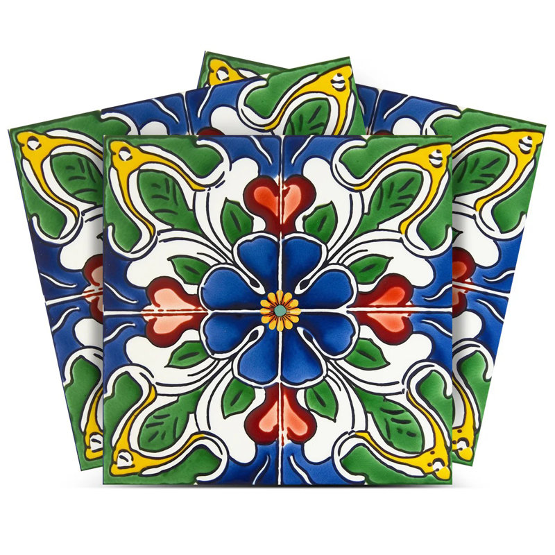 Carrelage mosaïque auto-adhésif en vinyle 5 po x 5 po (ensemble de 24)