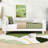 Multifunctional Wooden Platform Bed with Removable Rails-261253258-261253256