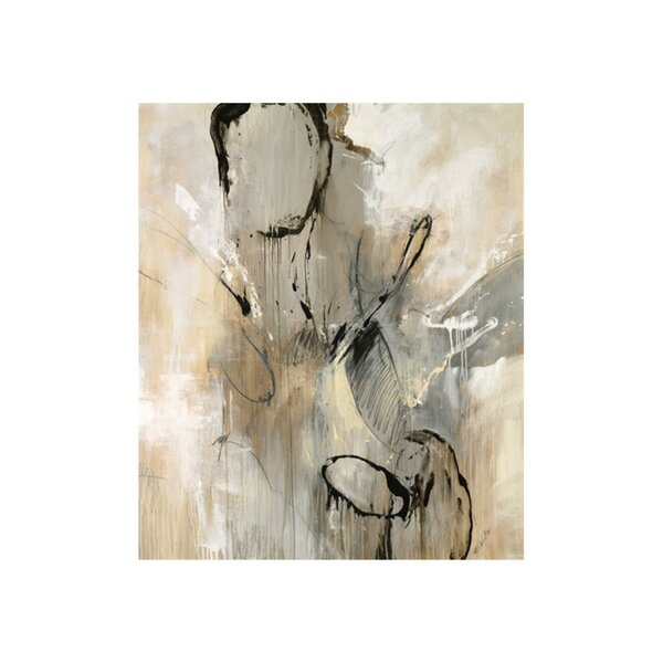 ARTCANVAS Paint Splatter Wood Wall Square Canvas Art Print - Size: 18 x  18 (0.75 Deep)