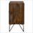 Komomo Grey 1-Adjustable Shelf Accent Cabinet