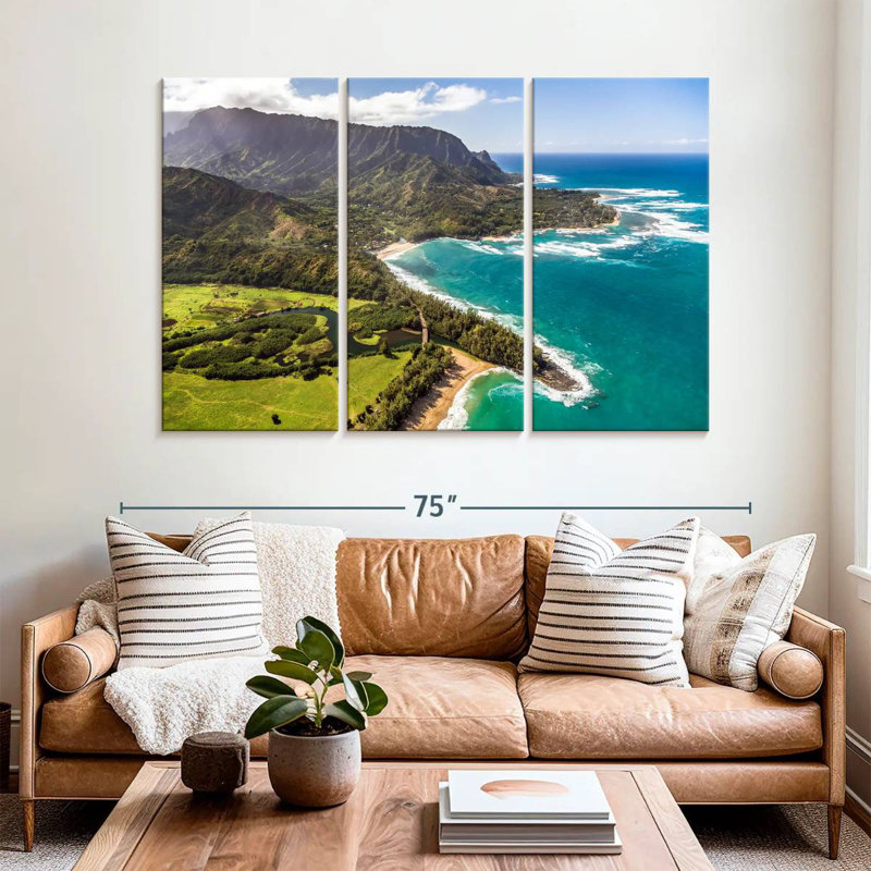 Gillard Kauai Coastal View, 42" H x 65" W