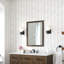 Miroir mural encadré Tahoe 71 cm L x 91 cm H, couleur Latte Amande-1461023883
