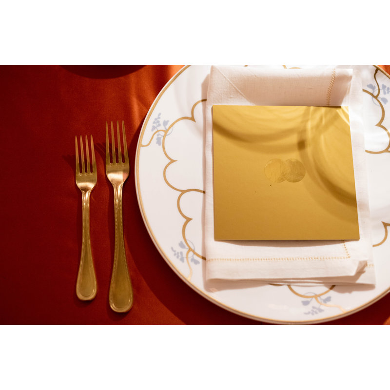 Perla 20 - Piece Stainless Steel Flatware Set - Service for 4, Ice Gold