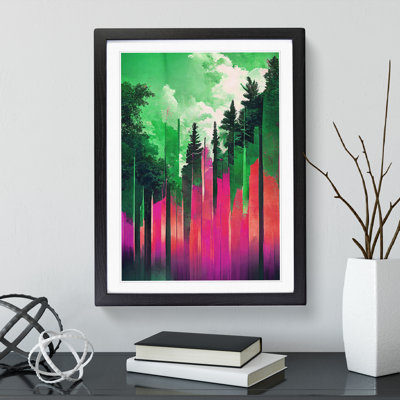 Abstract Forest No.1 - Framed Print