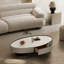 Table basse ovale moderne et simple