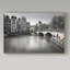 « amsterdam canales bridge », reproduction de photo sur toile tendue-26857602