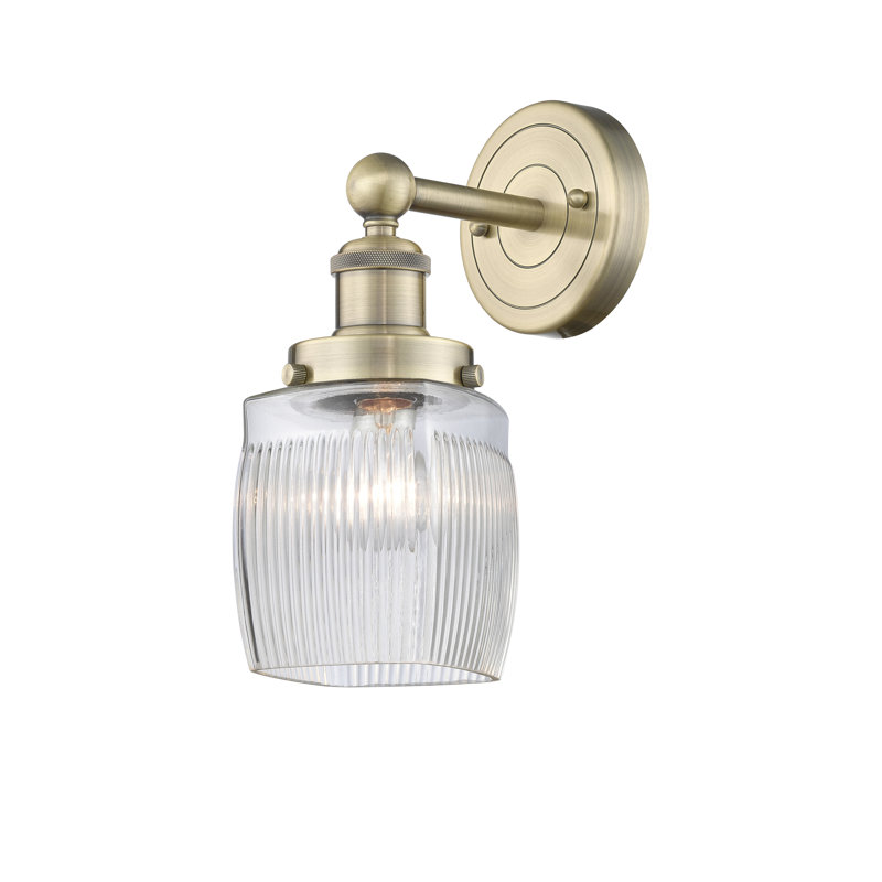 Keenan Armed Sconce, Antique Brass