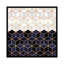 «White and Navy Cubes» par Elisabeth Fredriksson - impression d'art graphique-49900607-53128066