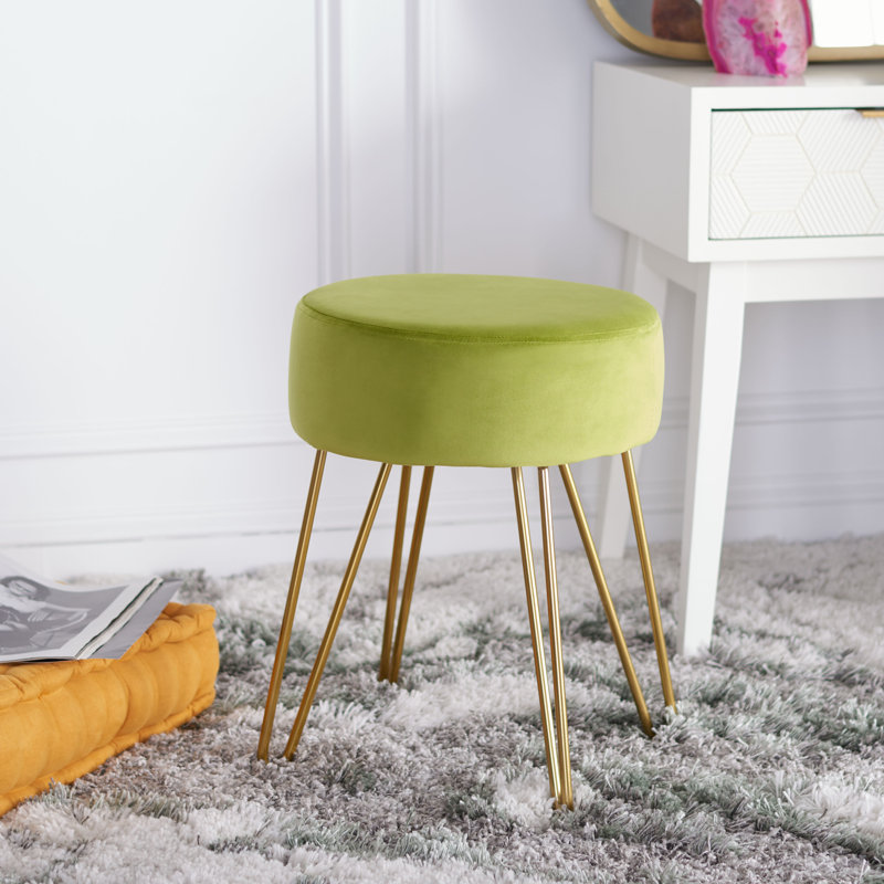 Tabouret d'appoint en métal Nandina, Poire
