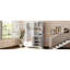Modern White Hall Tree With Ample Storage - Elegant Entryway Organizer With Bench, Hooks, And Shelves