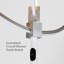 Lampe sur pied à DEL à intensité variable, lampe torchère moderne pour le salon et les bureaux - Lampe haute très brillante avec options à intensité variable pour la lecture, lampe de salon - argent