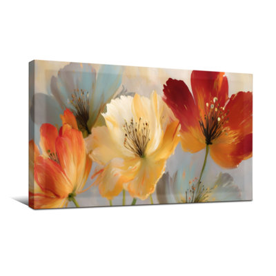 Plantes et fleurs, impression florale florale abstraite