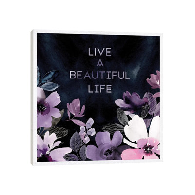 Live A Beautiful Life by Stephanie Ryan - Painting on Canvas