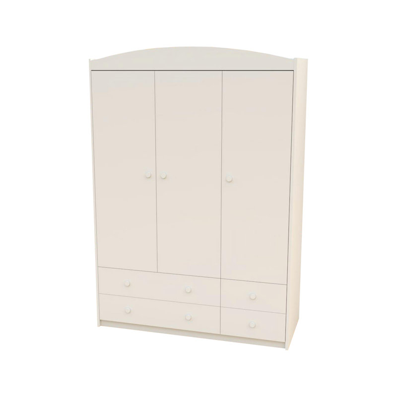 Sz09-a cabinet, white, blue handle, White