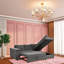 Canapé-lit convertible avec rangement dissimulé, canapé-lit escamotable avec accoudoirs fonctionnels, capuchon à accoudoirs rabattable et structure robuste pour le salon ou la chambre d'amis-1294507095