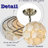 Siegle 6-Light Aged Bronze Natural Capiz Shell Tiered Chandelier-965563045