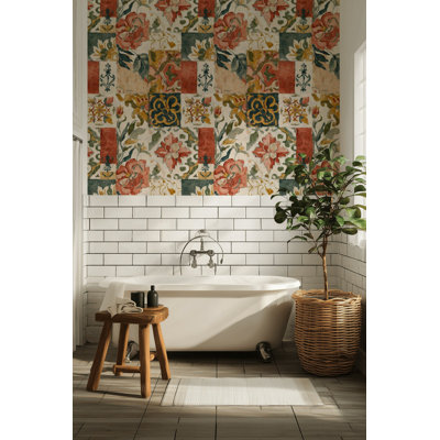 Adhésif décoratif mosaïque vintage