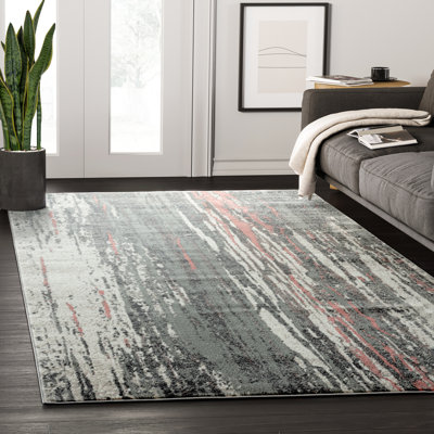Tapis abstrait gris