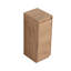 Petite armoire de rangement autoportante 12 po, portes à fermeture douce, chêne imitation, contreplaqué (emballage KD)