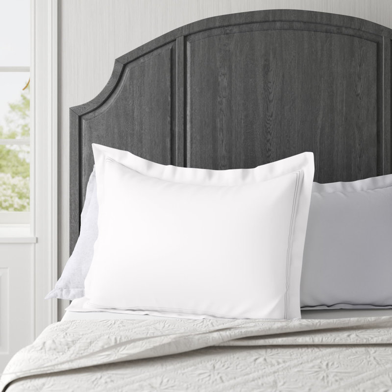 Coltrane 100% Cotton Envelope Sham, Standard/Twin, Pearl Gray