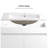 Jayeda 35.84'' Single Bathroom Vanity with Ceramic Top-186930985