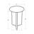 Solid Wood Side Table