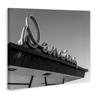 Vintage Dancing Sign Canvas Wall Art by Daphne Polselli