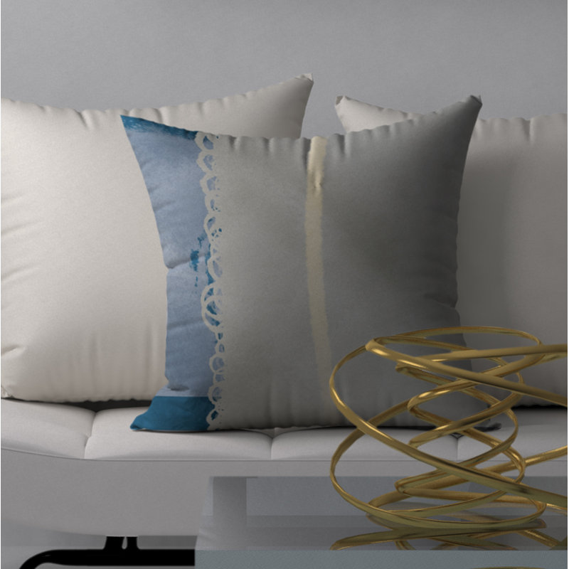  Housse de coussin carré et insert, H 18 po x l 18 po