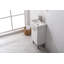 Ensemble de meuble-lavabo simple 16,5 po Jarrettsville-714179250