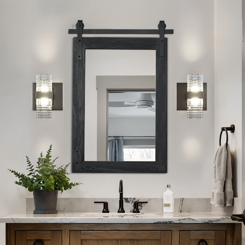 Miroir de salle de bain Farmhouse, 22 po x 30 po