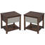 Ensemble de base de lit moderne avec 2 tables de chevet-202216674-202216673