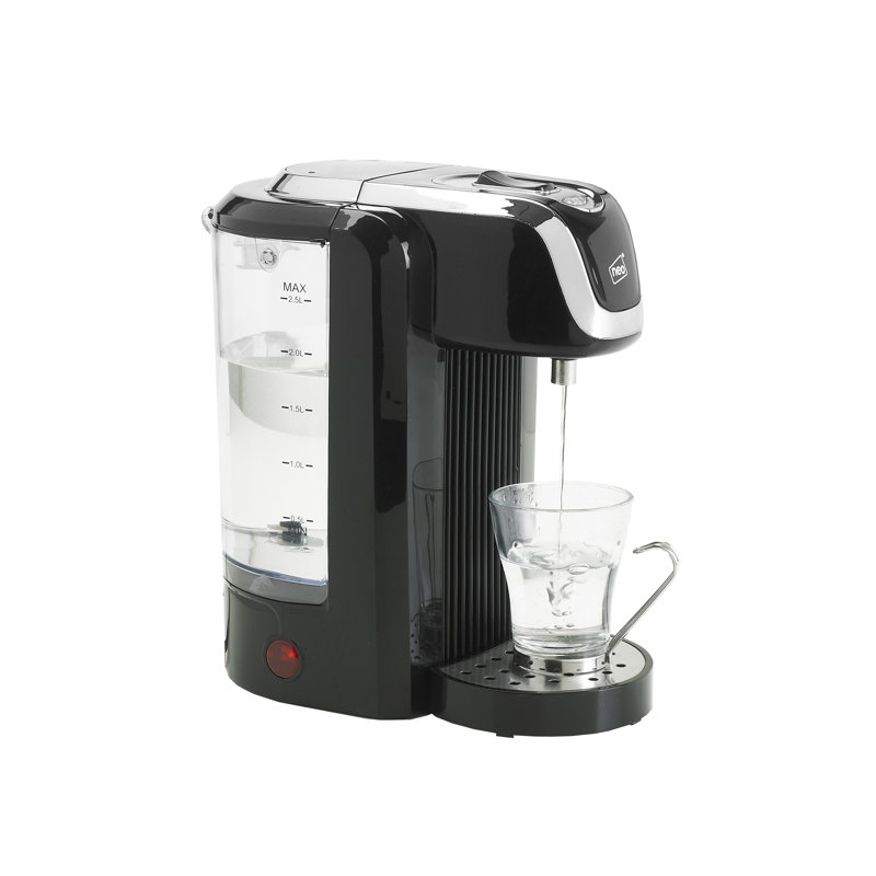 Symple Stuff 2.5L Plastic Electric Tea Kettle, Chrome