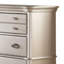 Commode classique 1 pièce avec tiroirs de rangement argent antique