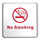 Mt Displays Aluminum No Smoking Sign With Braille 