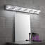 Applique murale moderne de salle de bain à DEL, 6 lumières, fini chrome poli, 99 cm (39 po), à placer au-dessus d'un miroir-1443369490-1443369515